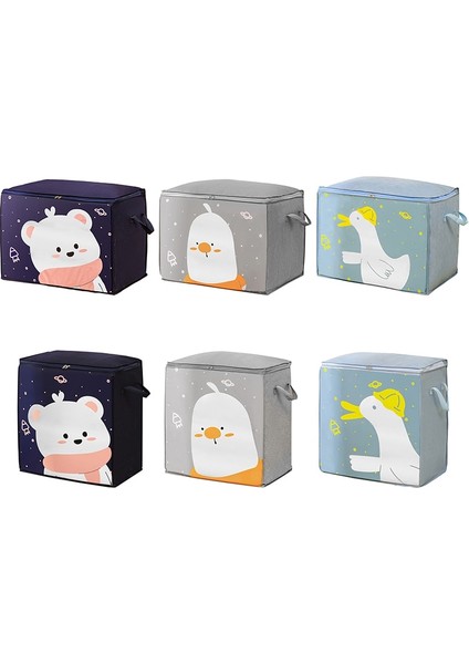 Klip 6 Adet Tarzı Yorgan Saklama Çantası Kalınlaşmış Dokunmamış Yastık Battaniye Dolap Organizatör Hareketli Ev Fg Ambalaj Çeşitli Eşyalar Konteyner (Yurt Dışından) fırsatları