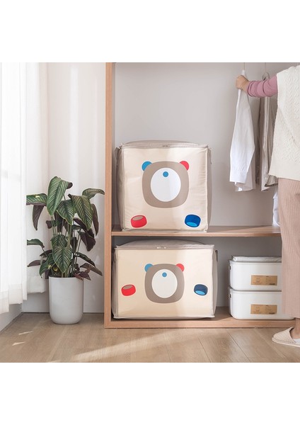 B Açık Mavi Tarzı Su Geçirmez Giysi Organizatör Yorgan Saklama Torbaları Büyük Kapasiteli Yastıklar Oyuncaklar Battaniye Kılıfı Katlanır Dolap Hareket Aksesuarları (Yurt Dışından) indirimleri