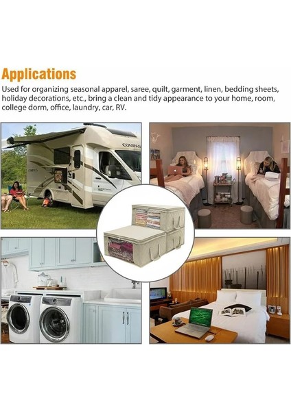 Gri Tarzı Dokunmamış Giysi Saklama Çantası Katlanır Kapaklı Yorgan Toz Geçirmez Dolap Fg Kutusu Battaniye Saklama Dolabı Ev Saklama Alanı Çantası (Yurt Dışından) indirimleri