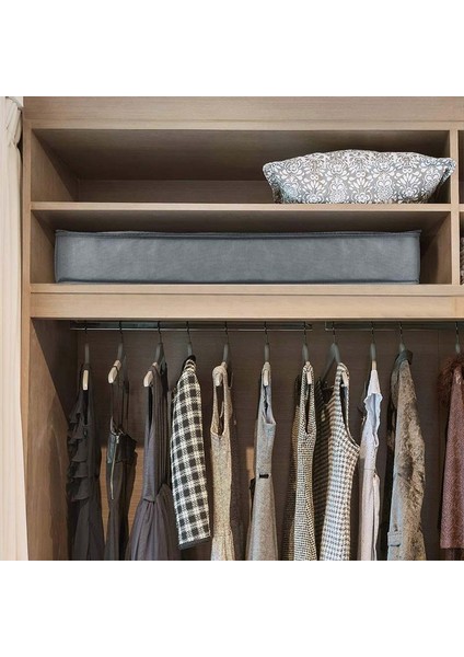 B Tarzı Katlanabilir Dokunmamış Yatak Saklama Çantası Altında Şeffaf Pencereli Büyük Kapasiteli Yorgan Organizatör Kutusu Su Geçirmez Giysiler Toz Kapağı (Yurt Dışından) indirimleri