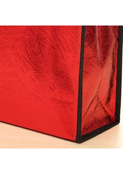 Kırmızı Stil L Beden Su Geçirmez Lazer Glitter Alışveriş Çantası Büyük Kapasiteli Yeniden Kullanılabilir Seyahat Saklama Torbaları Kadın Çanta Bakkal Tote Eko Çanta (Yurt Dışından) indirimleri