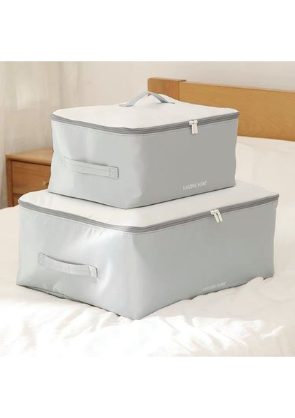 Gri Stil U 56X42X24CM Katlanabilir Saklama Torbaları Giysi Battaniye Yorgan Depolama Kazak Organizatör Sac De Rangement Vetements Seyahat Çantası Dolap Organizatör (Yurt Dışından) fırsatları