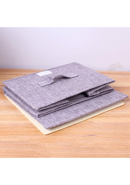 Lacivert Tarzı S Beden Katlanabilir Giyim Iç Çamaşırı Çorap Saklama Kutusu Konteyner Ev Dolap Düzenleyici (Yurt Dışından) indirimleri