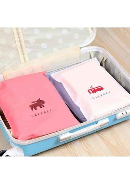 No.2 Tarzı 40X28CM Karikatür Seyahat Vakum Torbaları Giysiler Için Su Geçirmez Iç Çamaşırı Ayakkabı Fermuarlı Saklama Torbaları Dolap Dolap Organizatör Kilitli Çanta (Yurt Dışından) modelleri