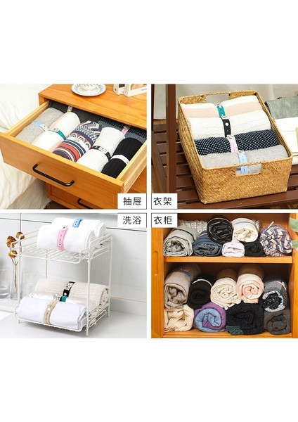 Yeşil Stil Lothes Depolama Elastik Bant Tembel Rulo Bağlama Kemeri Katlanır Pantolon Organizador Organizatör De Armario Gardırop Ropa Çanta (Yurt Dışından) indirimleri