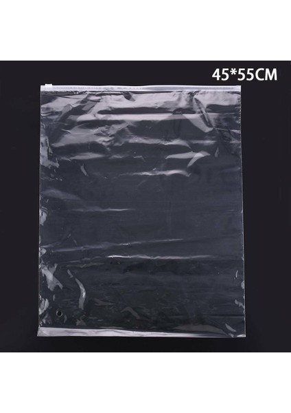 45X55CM Tarzı Açılıp Kapanabilir Plastik Kilitli Poşetler Şeffaf Poli Kilitli Poşet Gıda Saklama Tekrar Kapatılabilir Vakumlu Taze Organize Poşet Ambalaj Poşeti (Yurt Dışından)