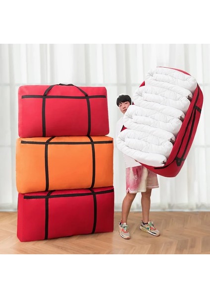 Mavi Stil 40L 52X35X18CM Giysi Yorgan Saklama Çantası Büyük Kapasiteli Kalınlaşmış Oxford Sağlam Kanvas Dokuma Çantalar Ev Yatak Odası Malzemeleri Aksesuar (Yurt Dışından) fiyatları