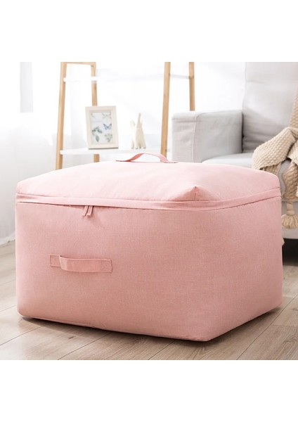 Gri Stil Xl-Yaklaşık 63X48X28CM Yorgan Battaniye Fermuar Saklama Çantası Giyim Için Taşınabilir Kutu Katı Klozet Dolap Organizatör Büyük Saklama Çantası Çeşitli Eşyalar Organizatör (Yurt Dışından) fırsatları