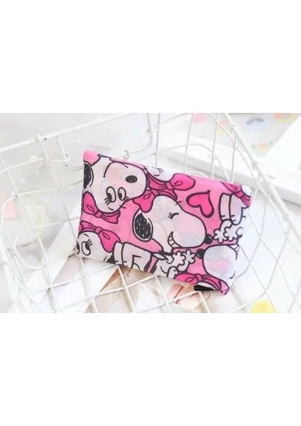 Pembe Köpek Stili Karikatür Sumikko Gurashi Katlanabilir Geri Dönüşüm Alışveriş Çantası Kadın Seyahat Omuz Bakkal Çantaları Sevimli Yeniden Kullanılabilir Bez Çanta Omuz Çantası (Yurt Dışından)