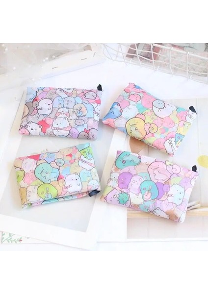 Pembe Köpek Stili Karikatür Sumikko Gurashi Katlanabilir Geri Dönüşüm Alışveriş Çantası Kadın Seyahat Omuz Bakkal Çantaları Sevimli Yeniden Kullanılabilir Bez Çanta Omuz Çantası (Yurt Dışından) fiyatları