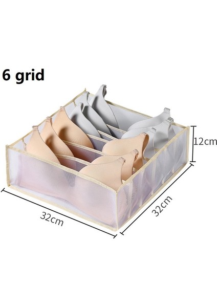 7 Izgara Bej Stili Yeni Dolap Saklama Kutusu Çorap Saklama Kutusu Ev Ayrılmış Iç Çamaşırı Saklama Kutusu Sutyen Saklama Kutusu Katlanır Çekmece Saklama Kutusu (Yurt Dışından) fiyatları