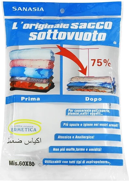 60X80 Stili Giyim Battaniye Vakum Torbaları Dolap Yeniden Kullanılabilir Toz Geçirmez Sıkıştırılmış Çanta Sac Sous Vide Vetement Giysi Saklama Contası Vakum Torbaları (Yurt Dışından) fırsatları