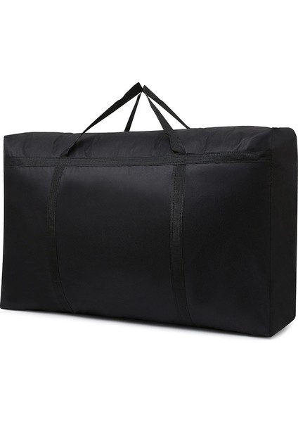 Siyah Stil 40L 52X35X18CM Giysi Yorgan Saklama Çantası Büyük Kapasiteli Kalınlaşmış Oxford Sağlam Kanvas Dokuma Çantalar Ev Yatak Odası Malzemeleri Aksesuar (Yurt Dışından)