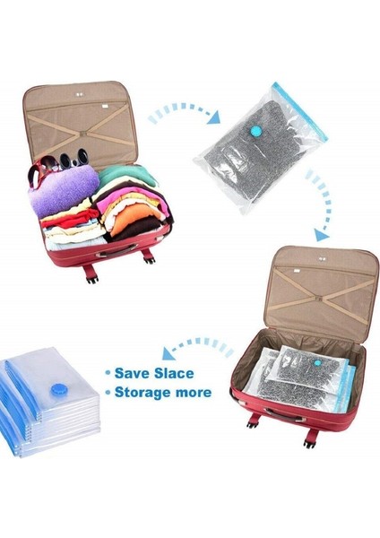 60CMX80CM Stili Pompalı Giysiler Için Vakum Torbası Yatak Odası Için Vakum Depolama Organizatör Çantası Ev Yerden Tasarruflu Organizatör Mühür Paketi (Yurt Dışından) fırsatları