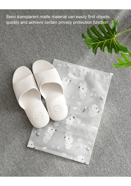 20X28CM Tarzı Seyahat Mühürlü Saklama Çantası Pe Fermuarlı Sınıflandırma Kıyafet Saklama Çantası Buzlu Çanta Bagaj Seyahat Saklama Çantası Kilitli Çanta (Yurt Dışından) fırsatları