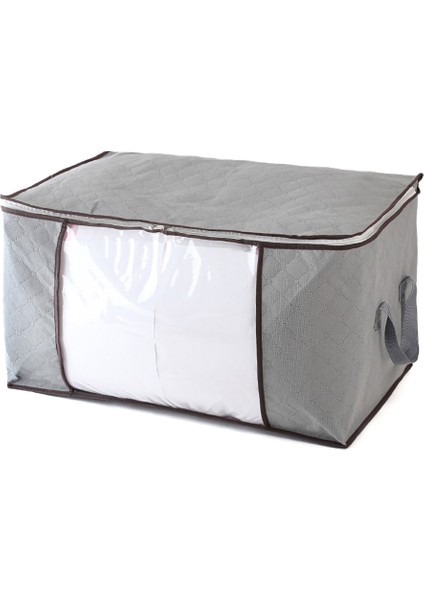 Gri Stil S Beden Paketleme Torbası Neme Dayanıklı Fg Çanta Nefes Alabilir Dokuma Battaniye Organizatör Katlanır Büyük Neme Dayanıklı Saklama Çantası (Yurt Dışından)