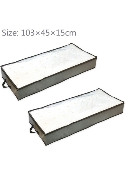 2 Adet Tip E Stili Et Katlanabilir Yorgan Saklama Çantası Ev Giyim Saklama Kutusu Toz Geçirmez Yorgan Depolama (Yurt Dışından) fiyatları