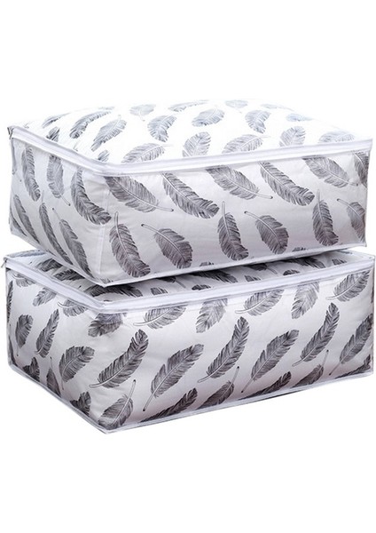 Ordu Yeşili Tarzı Katlanabilir Yorgan Saklama Çantası Ev Giysileri Yorgan Yastık Battaniye Saklama Çantası Dolap Organizatör Seyahat Bagaj Organizatör Çanta Konteyner (Yurt Dışından)