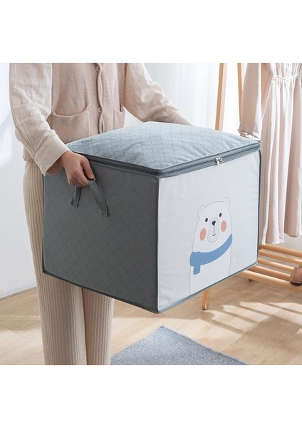 G Turuncu 1 Stili Su Geçirmez Giysi Organizatör Yorgan Saklama Torbaları Büyük Kapasiteli Yastıklar Oyuncaklar Battaniye Kılıfı Katlanır Dolap Hareket Aksesuarları (Yurt Dışından)