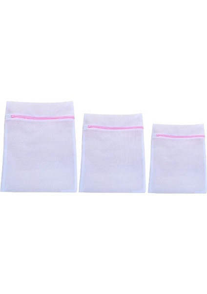 30X40 Stili Çamaşır Makineleri Için 3 Boyutlu Beyaz Kaba Örgü Çamaşır Torbaları Iç Çamaşır Çamaşır Yıkama Torbaları Modern Pet + Pe Polyester Çamaşır Torbası (Yurt Dışından)