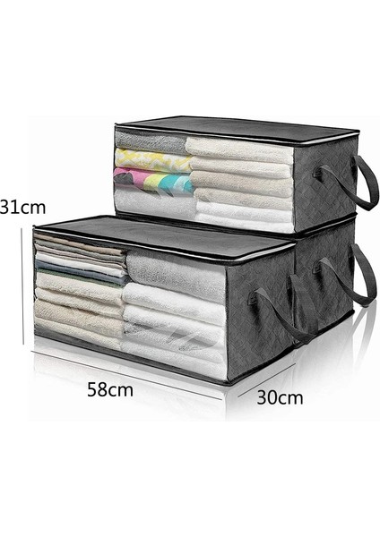 3 Adet Tip C Stili Et Katlanabilir Yorgan Saklama Çantası Ev Giyim Saklama Kutusu Toz Geçirmez Yorgan Depolama (Yurt Dışından) fiyatları