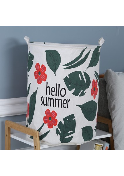 Çikolata Tarzı 1 Adet Bez Sanat Katlanır Geometri Kirli Giysiler Oyuncaklar Depolama Kovası Ev Depolama Sepeti Kirli Giysiler Çamaşır Sepeti 40*50 cm (Yurt Dışından)