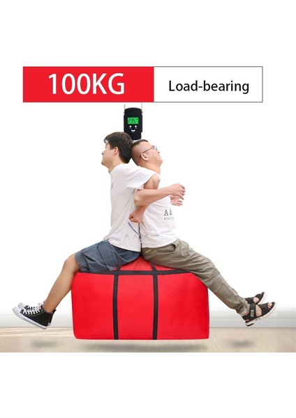 Mavi Stil 180L 100X58X28CM Giysi Yorgan Saklama Çantası Büyük Kapasiteli Kalınlaşmış Oxford Sağlam Kanvas Dokuma Çantalar Ev Yatak Odası Malzemeleri Aksesuar (Yurt Dışından) indirimleri