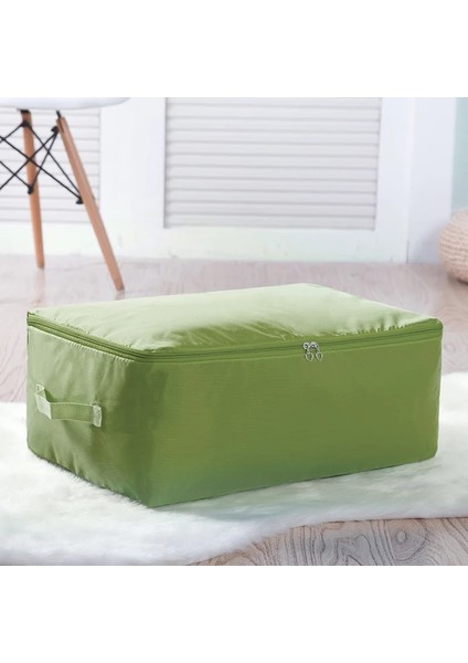 Yeşil Stil M Yaklaşık 55X33X20CM Moda Yanardöner Ev Yatak Altı Depolama Ev Oxford Dolap Organizatör Dolap Büyük Yorgan Konteyner Saklama Çantası Sml (Yurt Dışından)