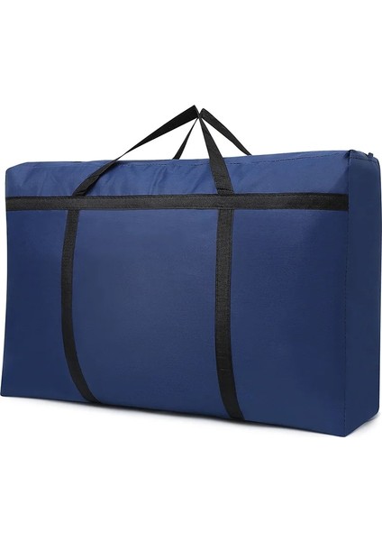 Lacivert Tarzı 180L 100X58X28CM Giysi Yorgan Saklama Çantası Büyük Kapasiteli Kalınlaşmış Oxford Sağlam Kanvas Dokuma Çantalar Ev Yatak Odası Malzemeleri Aksesuar (Yurt Dışından)