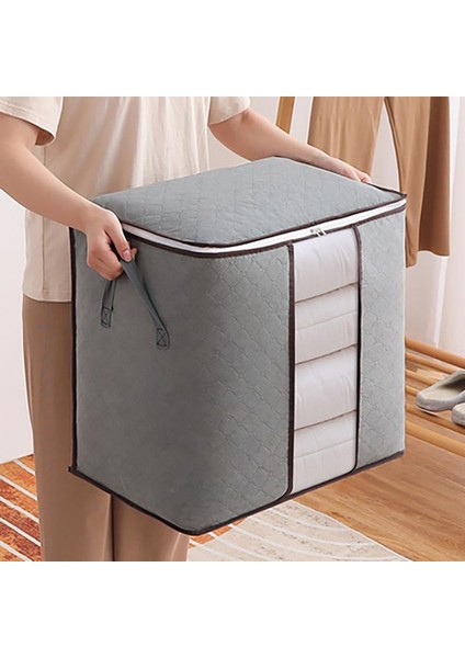No.7 Tarzı Yorgan Saklama Çantası Nem ve Toz Korumalı Klozet Düzenleyici Dokumasız Battaniye Yastık Saklama Büyük Mobil Giydir Bagaj Çantası Yeni (Yurt Dışından)