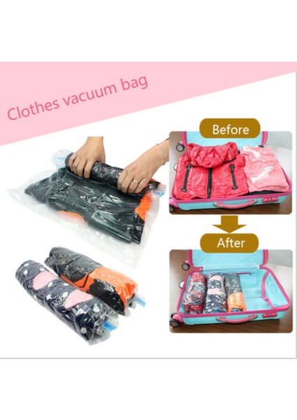 Stili Temizle Xl Beden Vakum Saklama Torbaları Sıcak Roll-Up Vakumlu Giysi Saklama Çantası Seyahat Sıkıştırılmış Çanta Kaydedilmiş Alan Mühür (Yurt Dışından) fiyatları