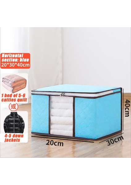 No.4 Tarzı Yorgan Saklama Çantası Nem ve Toz Korumalı Klozet Düzenleyici Dokumasız Battaniye Yastık Saklama Büyük Mobil Giydir Bagaj Çantası Yeni (Yurt Dışından) modelleri
