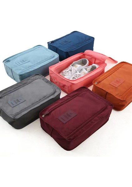 Mavi Stil 6 Renkler Çok Fonksiyonlu Taşınabilir Seyahat Saklama Torbaları Tuvalet Kozmetik Makyaj Çantası Durumda Organizatör Seyahat Ayakkabı Çantaları Saklama Çantası (Yurt Dışından) fırsatları