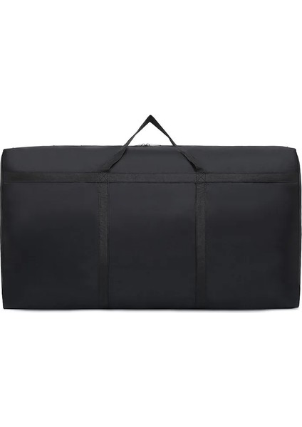 Siyah Stil 90L 90X48X25CM Dolaplar Giysi Yorgan Saklama Çantası Seyahat Bagaj Ambalaj Kılıfı Organizador Hareketli Çuval Büyük Kapasiteli Su Geçirmez Oxford Kumaş (Yurt Dışından)