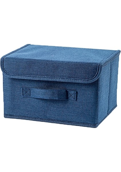 Lacivert Tarzı L Beden Katlanabilir Giyim Iç Çamaşırı Çorap Saklama Kutusu Konteyner Ev Dolap Düzenleyici (Yurt Dışından)