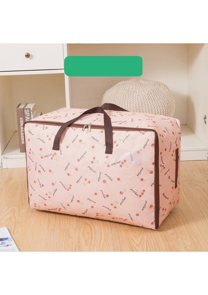 Migou Tarzı L-Yaklaşık 55X38X25CM Nokta Baskılı Saplı Saklama Çantası Oxford Kumaş Hareketli Organizatör Yatak Paketleme Dolap Yorgan Bagaj Fg Fermuarlı Çantalar (Yurt Dışından) fırsatları