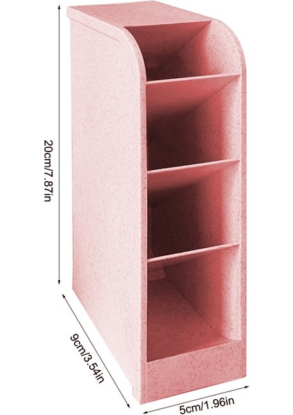 No.7 Tarzı Şeker Renk Masaüstü Kalemlik Kawaii Küçük Büyük Boy Makyaj Fırçaları Ruj Kalemleri Depolama 4 Gird Organizatör Okul Kırtasiye (Yurt Dışından)