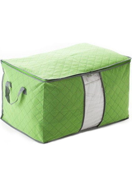 C Stili Katlanabilir Saklama Kutusu Taşınabilir Giysi Organizatör Düzenli Kılıf Bavul Dokunmamış Ev Saklama Kutusu Yorgan Saklama Kabı Çanta Kutusu (Yurt Dışından)