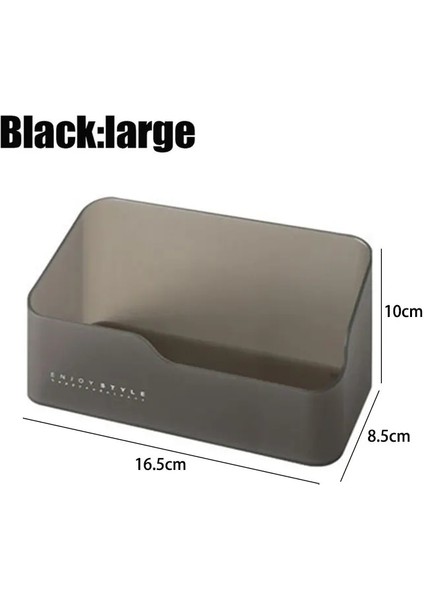 No.1 Tarzı Plastic Makeup Storage Box Bathroom Cosmetic Organizer Desktop Make Up Jewelry Storage Case Sundries Table Cabinet Container (Yurt Dışından)