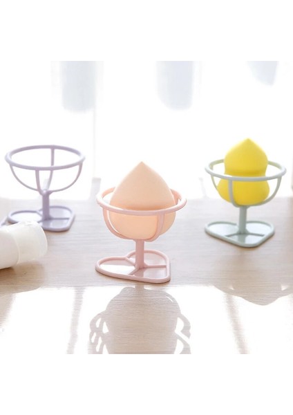 Rastgele Stil Makyaj Puf Rafı Puf Depolama Rafı Makyaj Yumurta Braketi Puf Braketi Kurutma Braketi Makyaj Organizatör Süngerlik Yeni (Yurt Dışından) modelleri