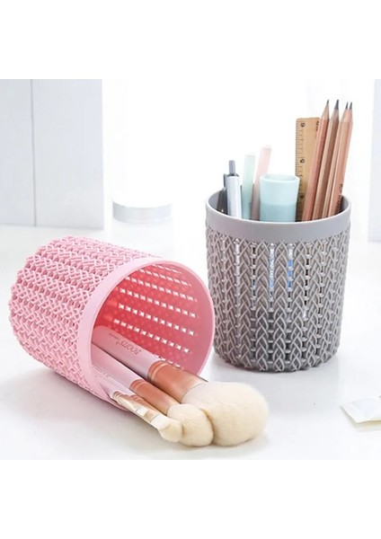 Gri Tarzı Pinkgray Makyaj Silindiri Depolama Boş Tutucu Kozmetik Fırça Çantası Fırçalar Organizatör Silindir Içi Boş Kozmetik Fırça Kutusu Tutucu (Yurt Dışından) modelleri