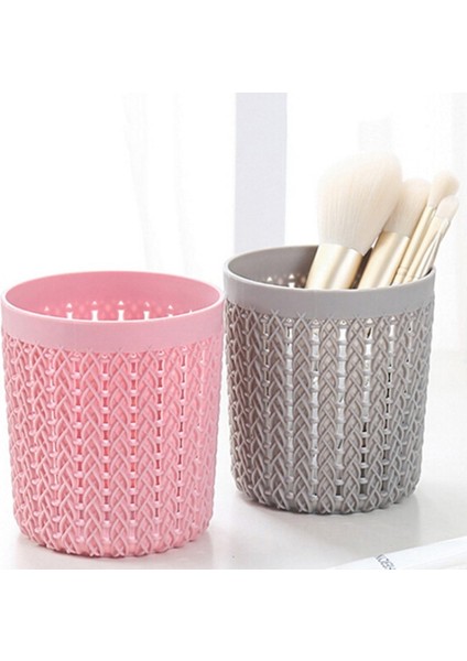 Gri Tarzı Pinkgray Makyaj Silindiri Depolama Boş Tutucu Kozmetik Fırça Çantası Fırçalar Organizatör Silindir Içi Boş Kozmetik Fırça Kutusu Tutucu (Yurt Dışından) fırsatları