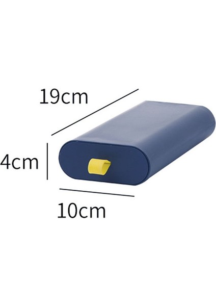 Mavi Küçük Stil Masa Düzenleyici Mutfak Çekmecesi Düzenleyici Macun Ofis Masası Alt Fg Kutusu Kozmetik Için Masaüstü Saklama Kutusu Düzenleyici (Yurt Dışından)