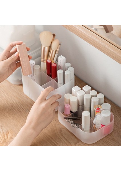 Box 1 Style Ev Ofis Için Güzel Masaüstü Organizatör, Üst Üste Büyük Kapasiteli Makyaj Kutuları, Çok Fonksiyonlu Çekmeceli Banyo Organizatörleri (Yurt Dışından)