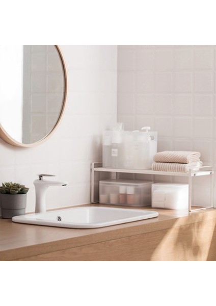 Box 1 Style Ev Ofis Için Güzel Masaüstü Organizatör, Üst Üste Büyük Kapasiteli Makyaj Kutuları, Çok Fonksiyonlu Çekmeceli Banyo Organizatörleri (Yurt Dışından)