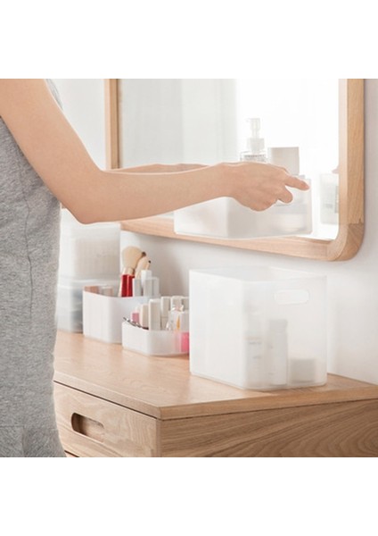 Box 1 Style Ev Ofis Için Güzel Masaüstü Organizatör, Üst Üste Büyük Kapasiteli Makyaj Kutuları, Çok Fonksiyonlu Çekmeceli Banyo Organizatörleri (Yurt Dışından)