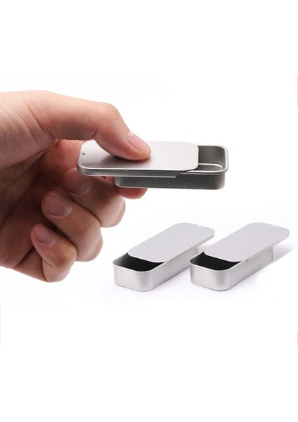 Bir Stil No.1 Boyutu Teneke Mini Metal Kutu Slayt Kapak Saklama Kutusu Düğün Takı Hap Kutuları Taşınabilir Kozmetik Organizatör Teneke Kutular Konteyner (Yurt Dışından) indirimleri