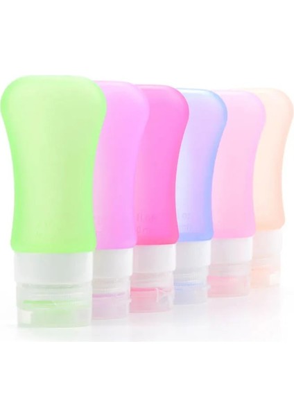 Pembe Tarzı 37ML Seyahat Aksesuarları Kozmetik Konteyner 1 Adet ml Sabunluk Şampuan Şişesi Taşınabilir Çok Renkli Silikon (Yurt Dışından) fırsatları