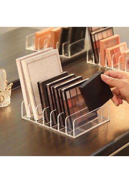 Bordo Tarzı 1pc Eyeshadow Palette Organizer Eyepowder Storage Tray Cosmetics Rack Makeup Tools Compartment Holder For Women (Yurt Dışından) indirimleri