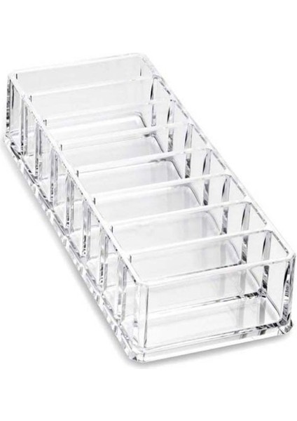 25.9.5cm Style No.8 Boyutu New Clear Acrylic 8 Grids Makeup Organizer Makeup Powder Storage Box Lipstick Makeup Tools Eye Shadow Case Jewelry Cosmetic Box (Yurt Dışından) indirimleri